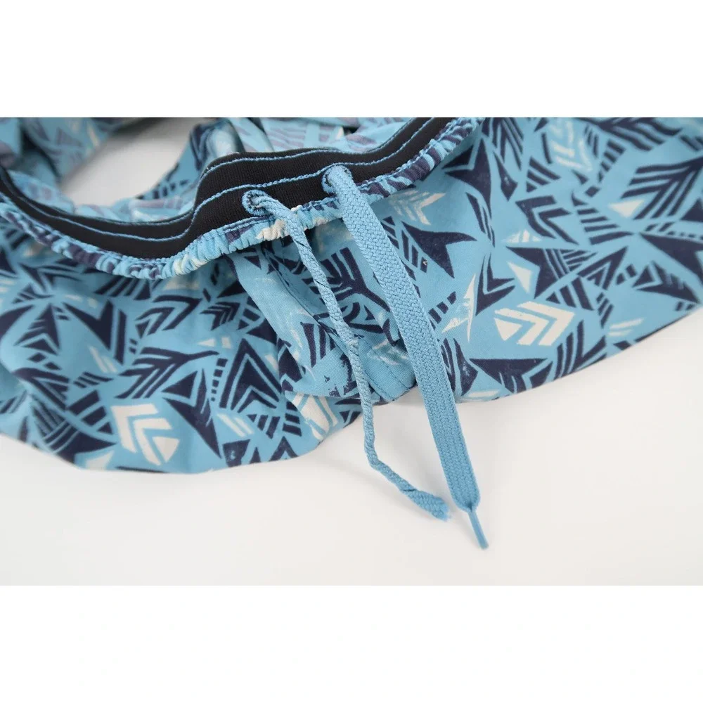 Patagonia Shorts Women's Small Blue Geometric‎ Barely Baggies 4.5